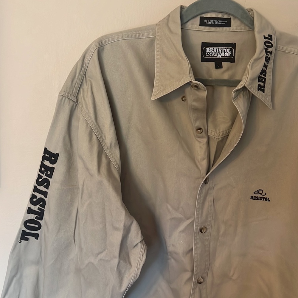 Resistol rodeo gear button down size large #98 - Picture 2 of 3